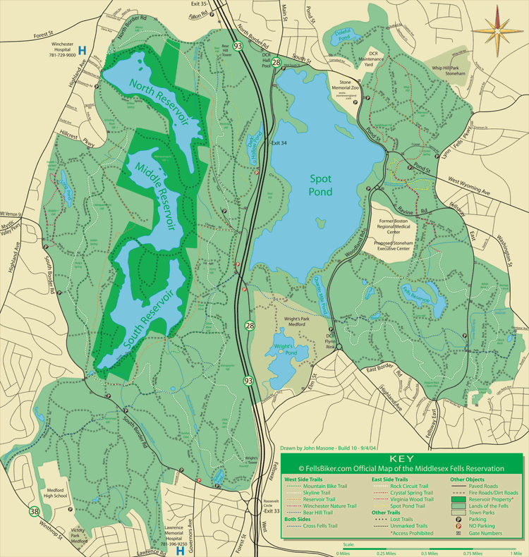 Map of the Fells